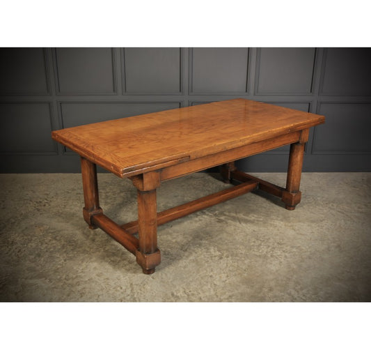 Solid Oak Extending Refectory Dining Table