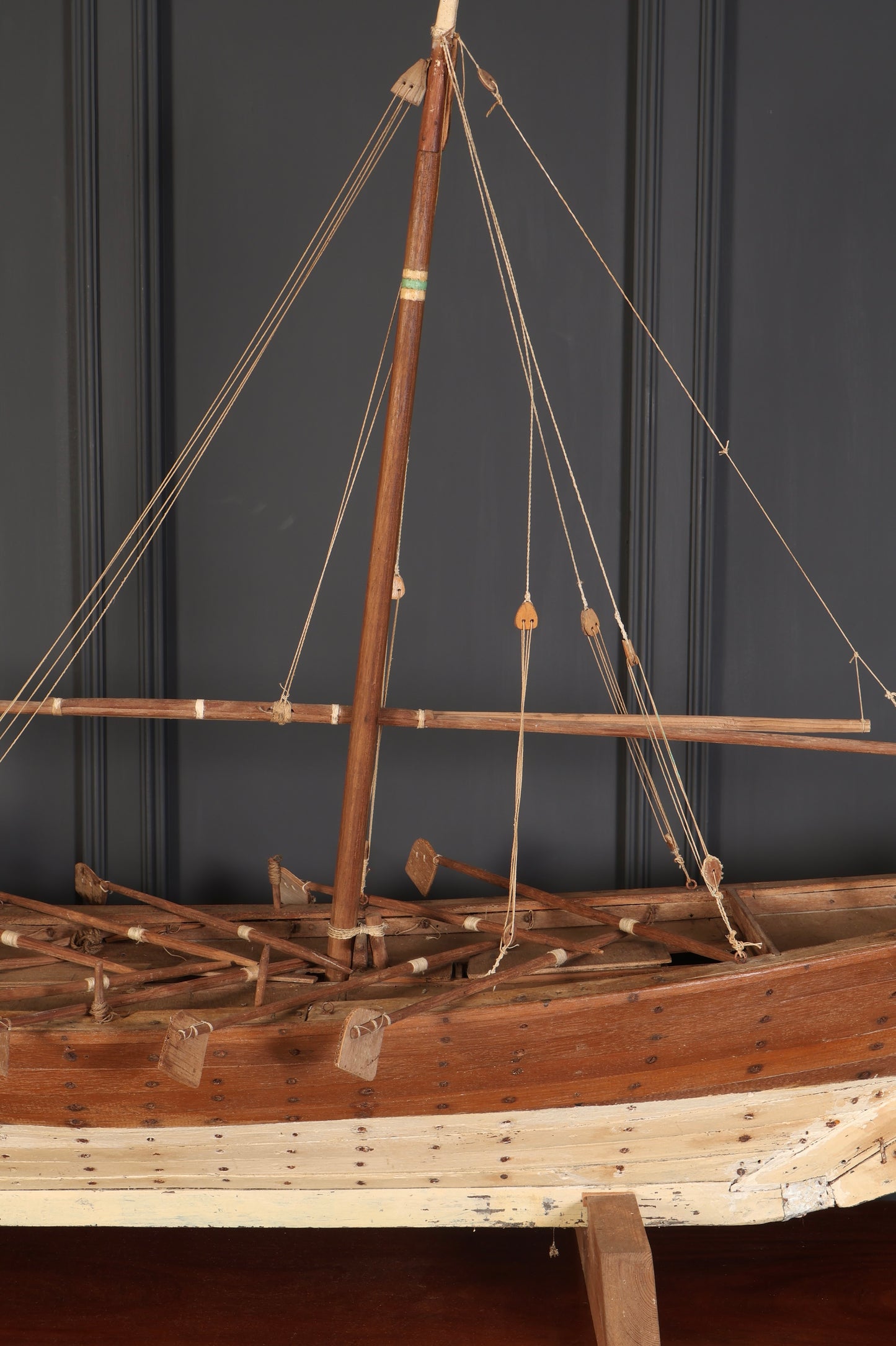 Large Model of Teak Dhow Boat