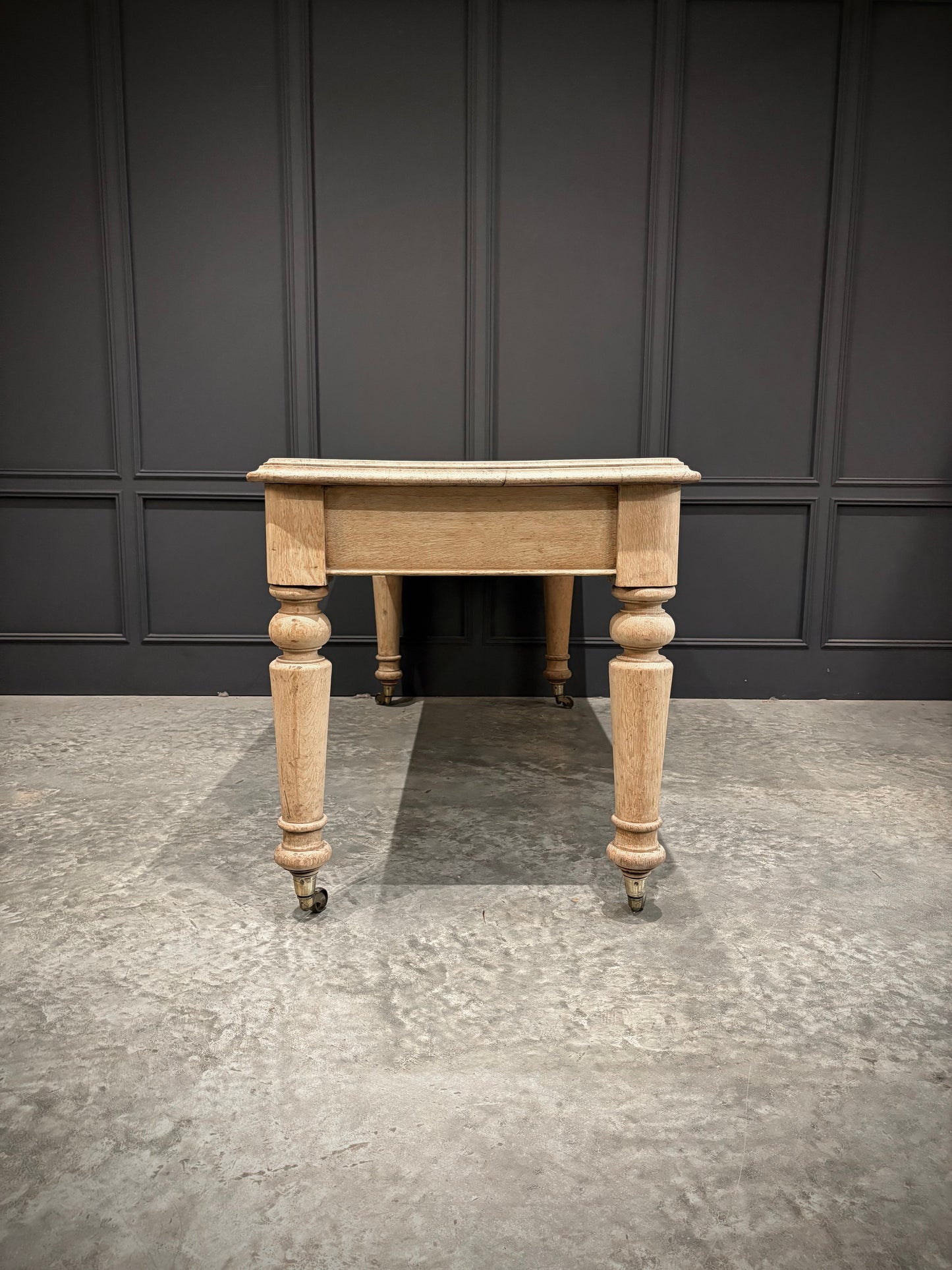 Victorian Bleached Oak Side Table