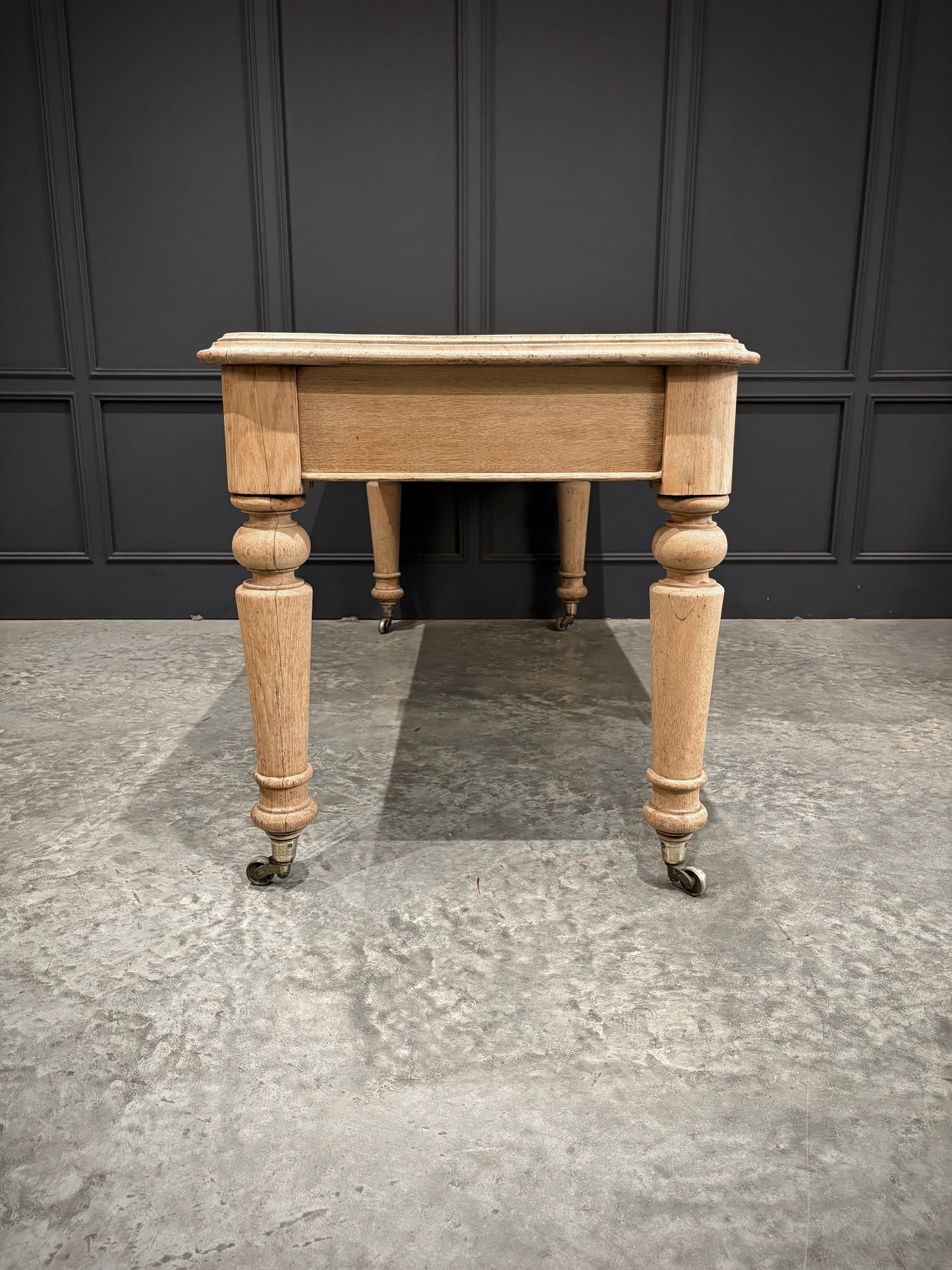 Victorian Bleached Oak Side Table