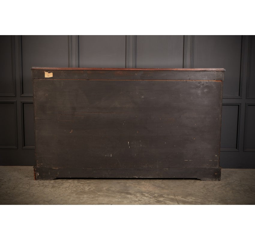 Victorian Burr Walnut Marquetry Inlaid Credenza