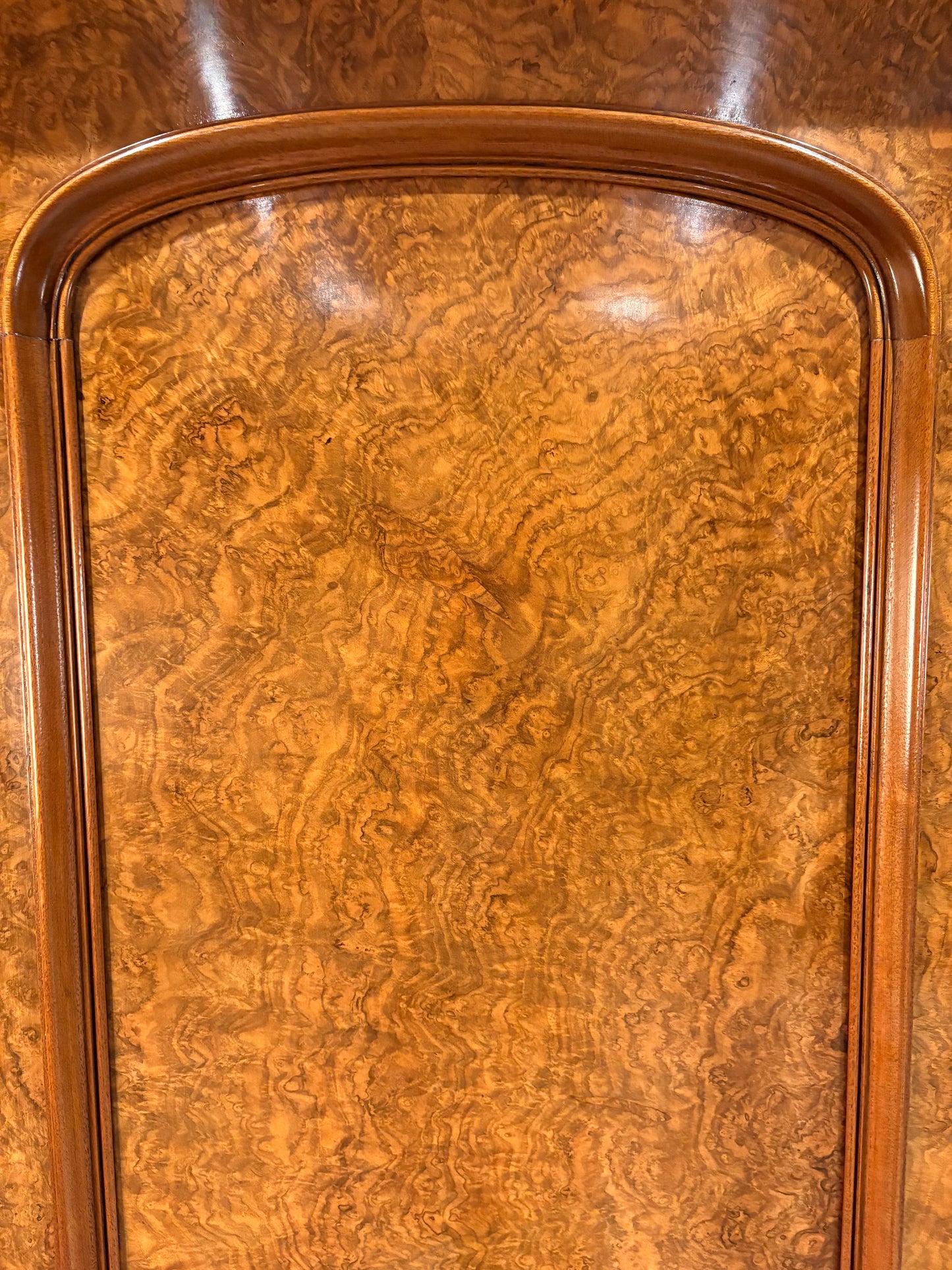 Fine Victorian Burr Walnut Wardrobe