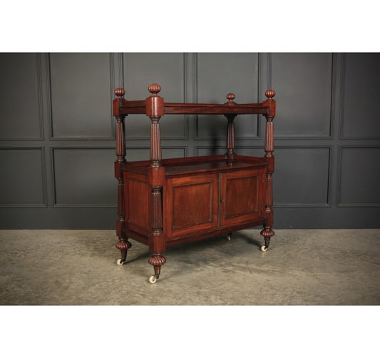 Victorian Mahogany Buffet With Cabinet