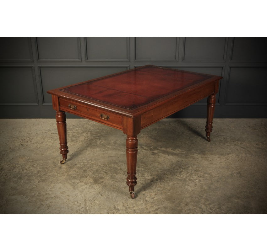 Victorian Mahogany Partners Writing Table