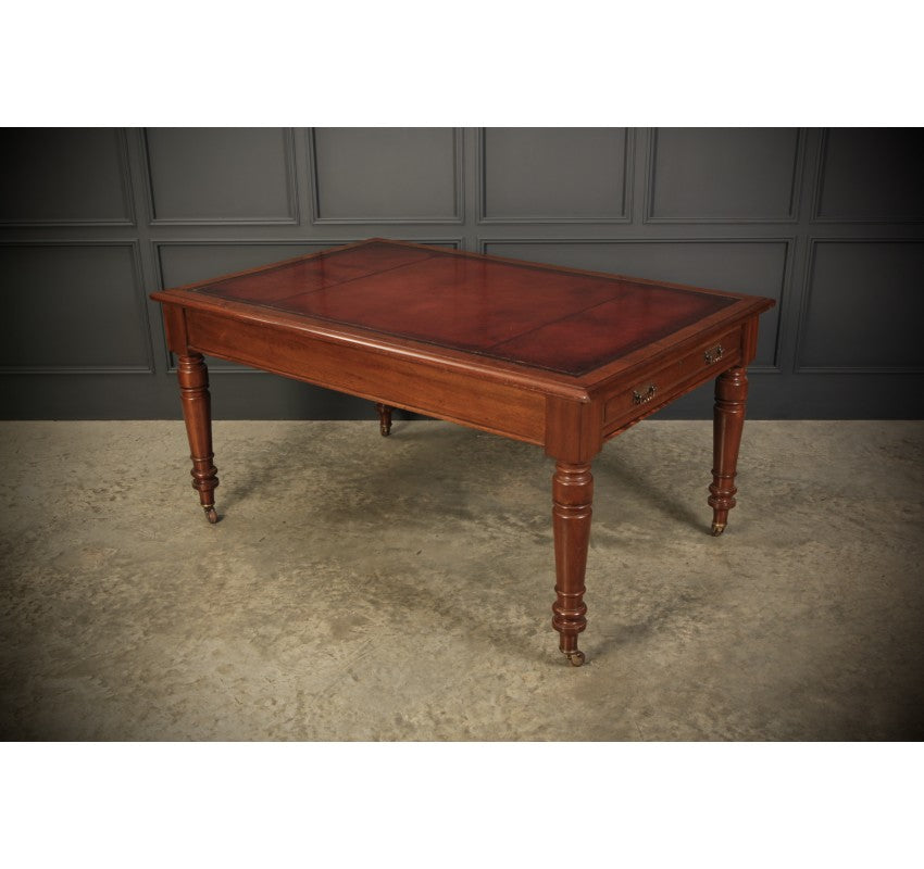 Victorian Mahogany Partners Writing Table