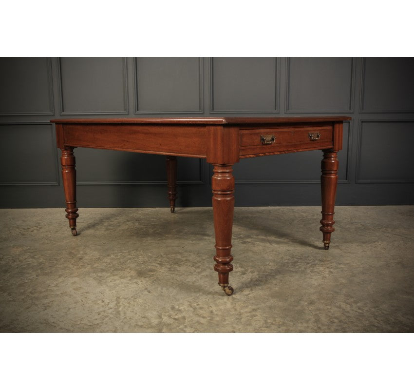 Victorian Mahogany Partners Writing Table