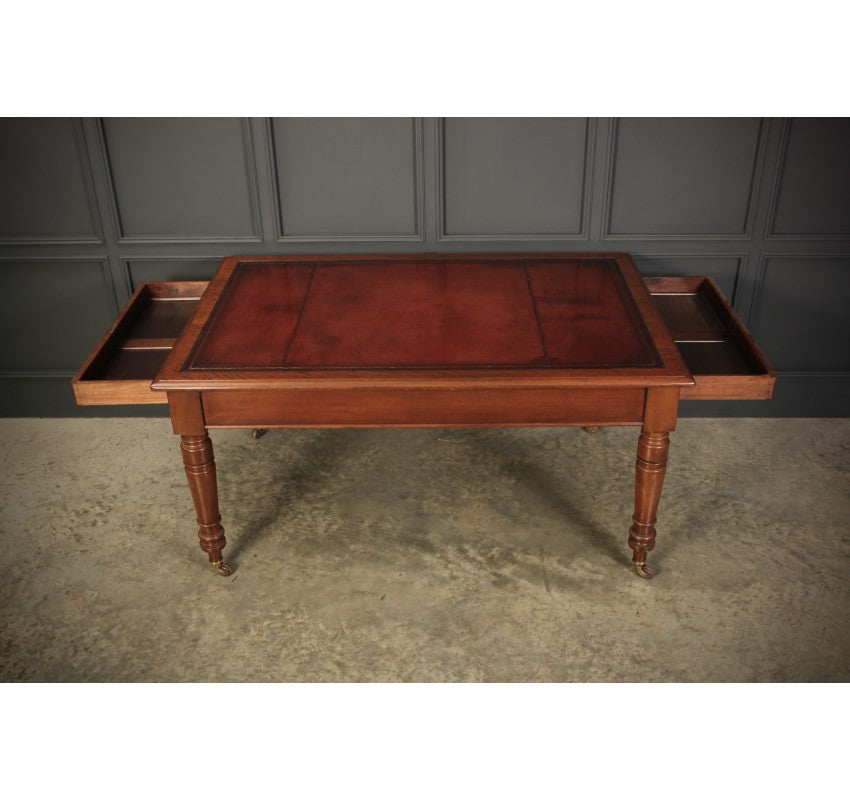 Victorian Mahogany Partners Writing Table