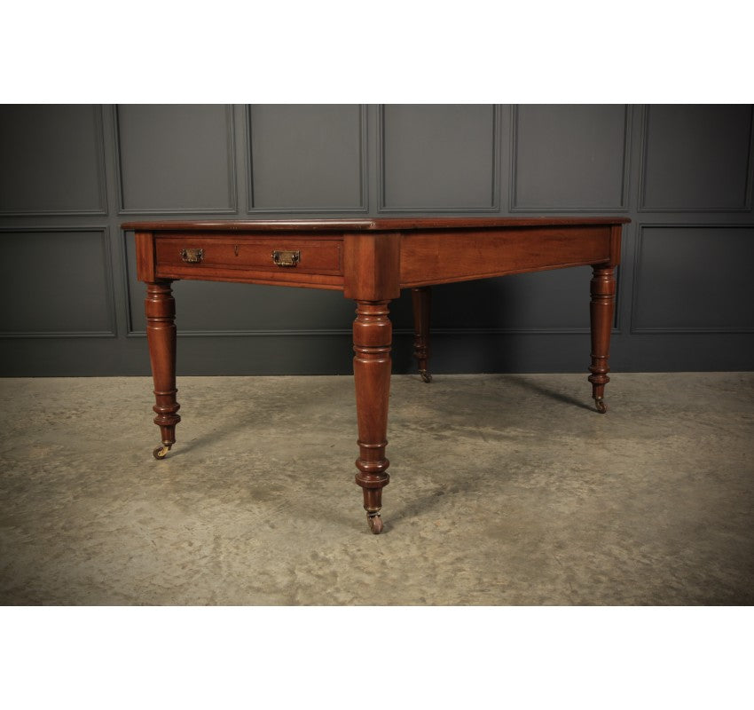 Victorian Mahogany Partners Writing Table