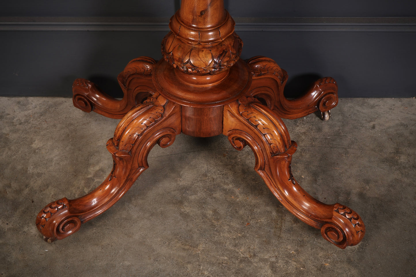 Victorian Marquetry Inlaid Burr Walnut Card Table