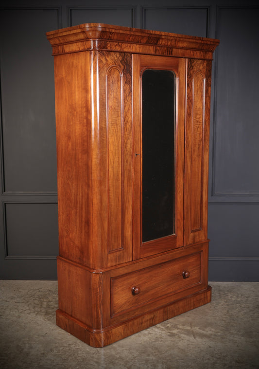 Victorian Walnut Wardrobe