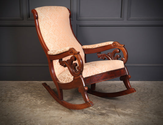 William IV Mahogany Rocking Chair