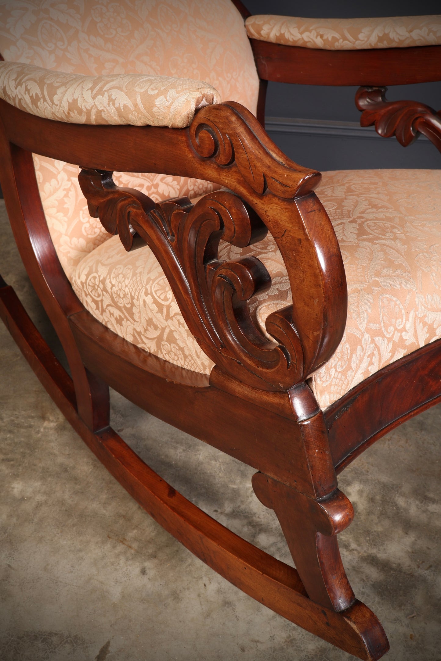 William IV Mahogany Rocking Chair