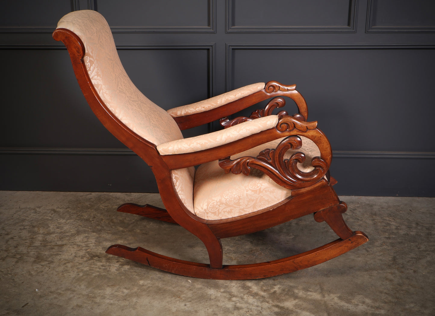 William IV Mahogany Rocking Chair