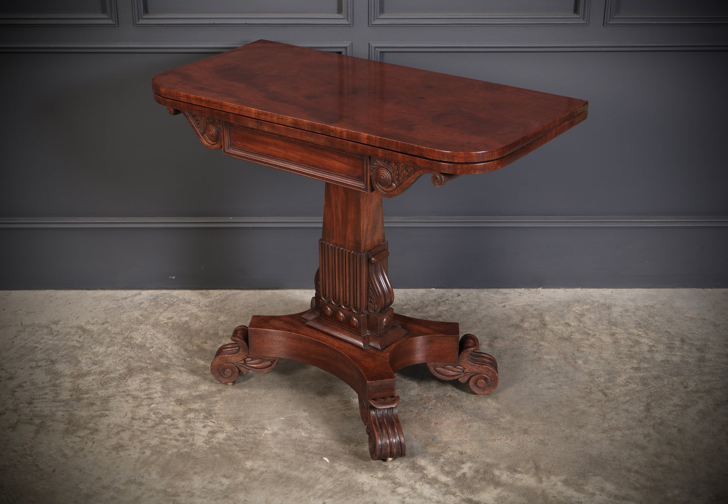 William IV Mahogany Tea Table