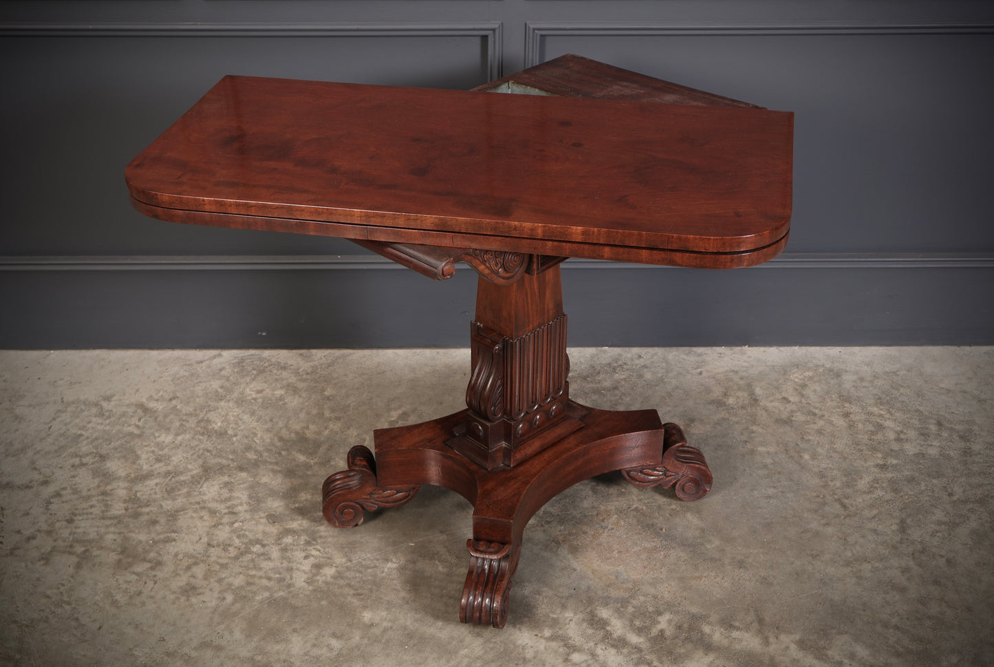 William IV Mahogany Tea Table