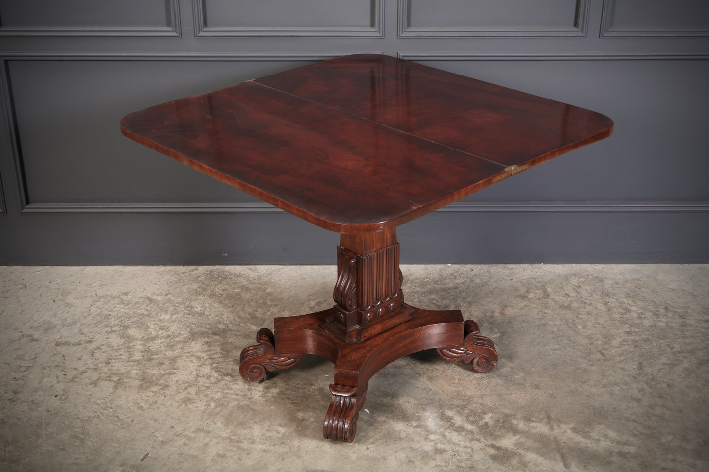 William IV Mahogany Tea Table