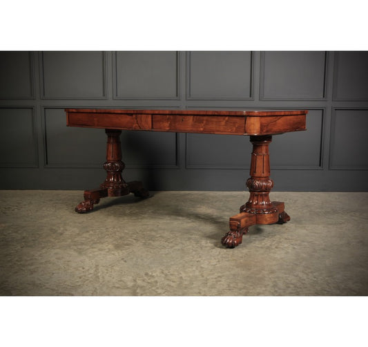 William IV Rosewood Library Writing Table