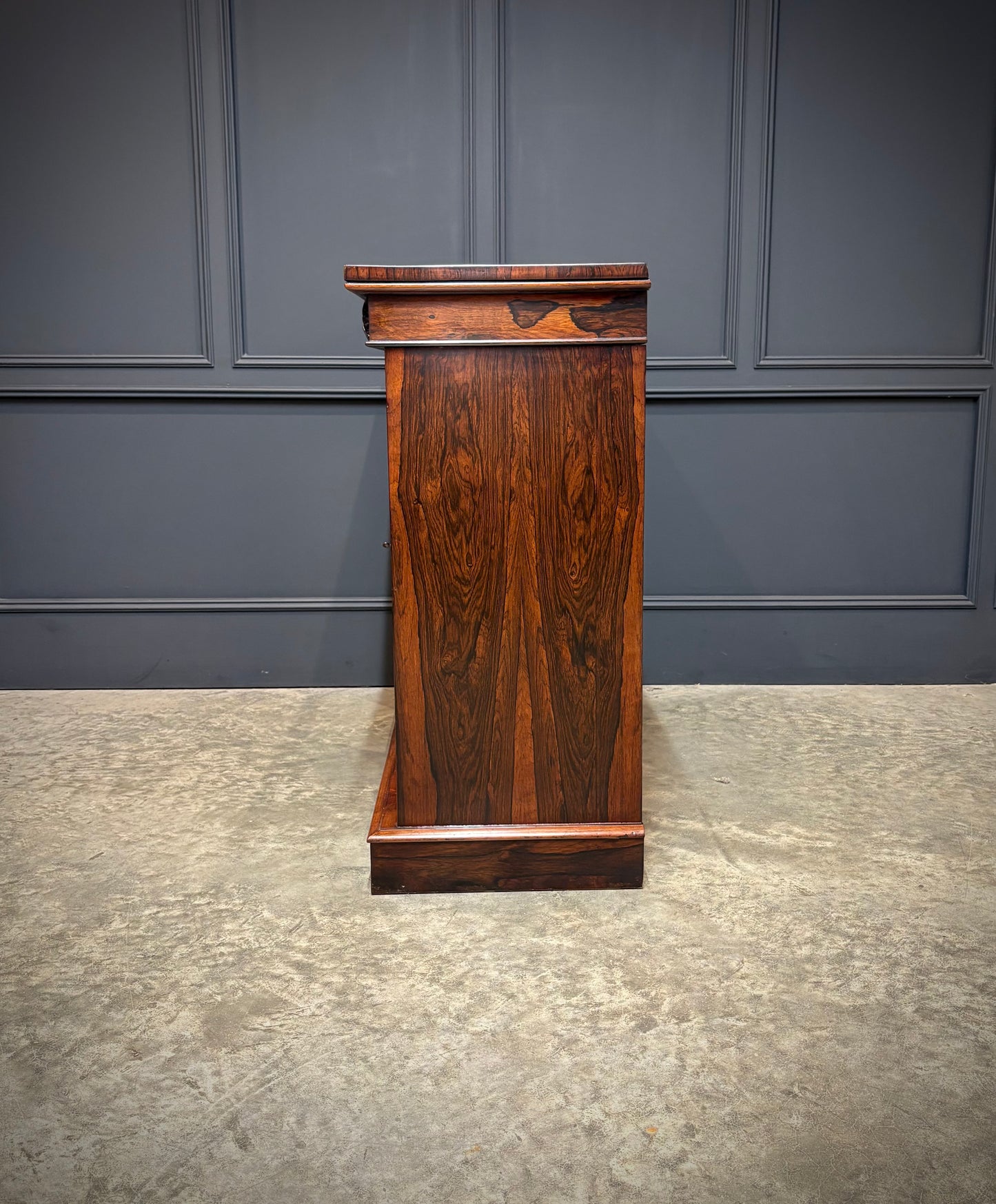 William IV rosewood side cabinet