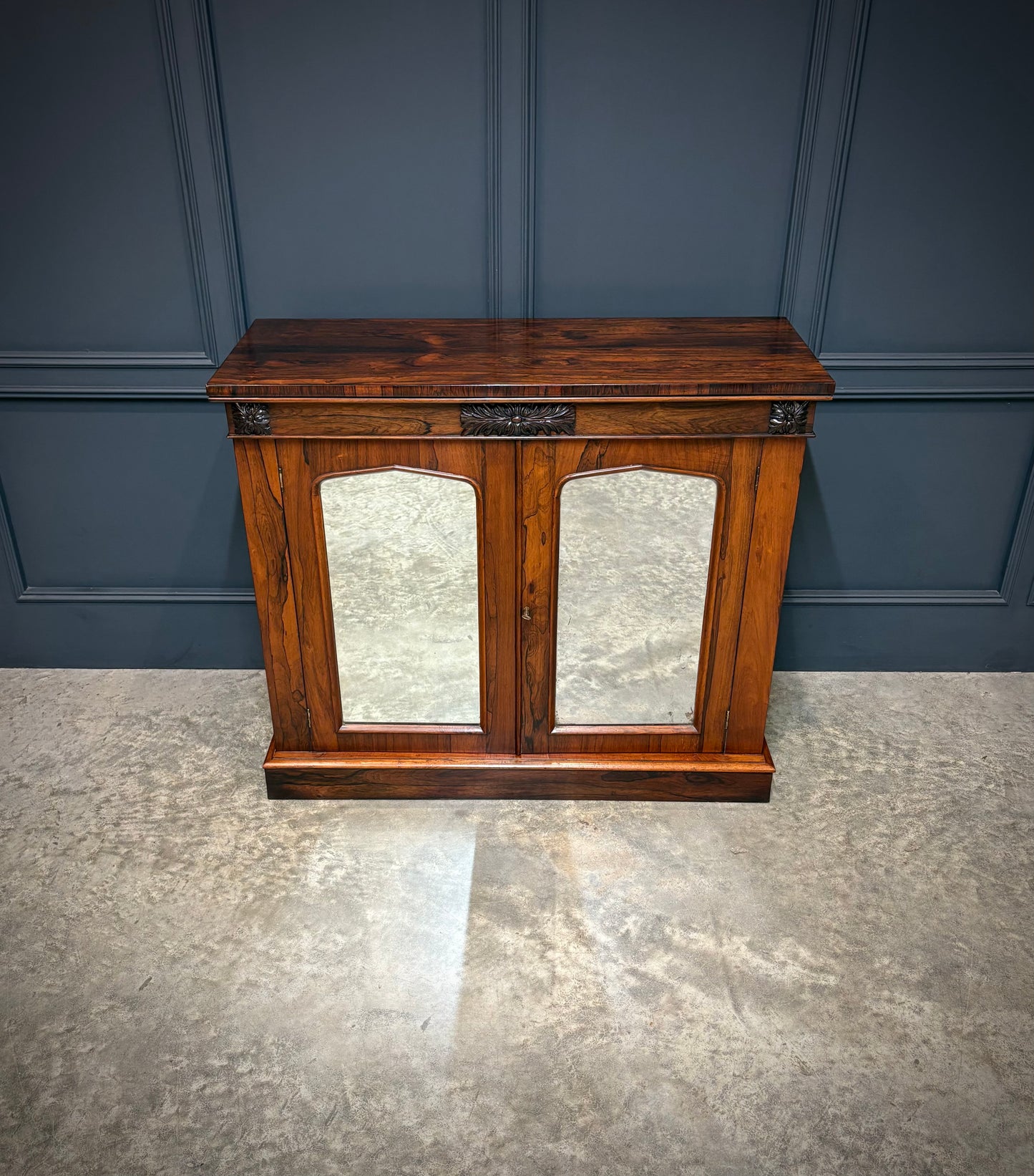 William IV rosewood side cabinet