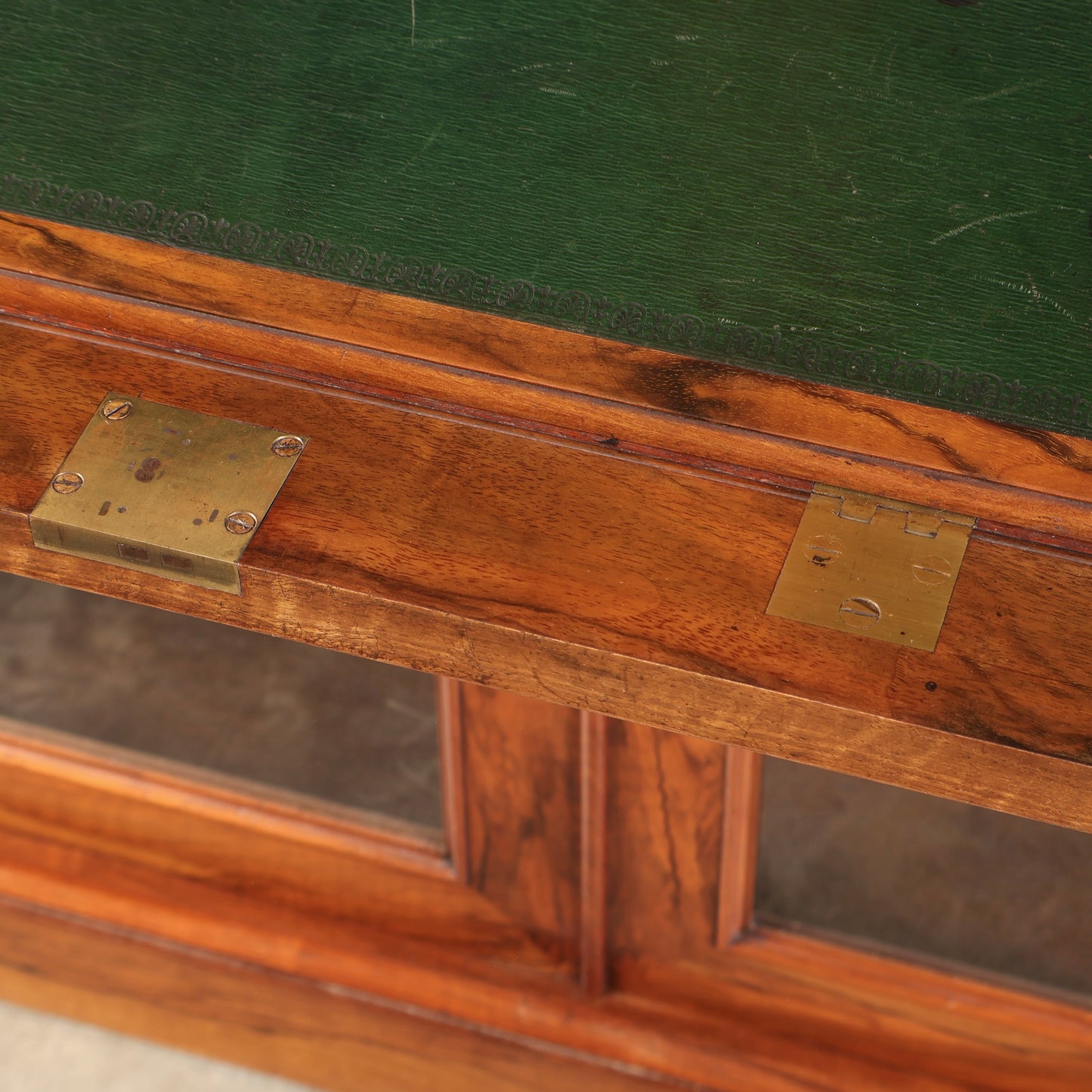 Fine William IV Walnut Glazed Bookcase