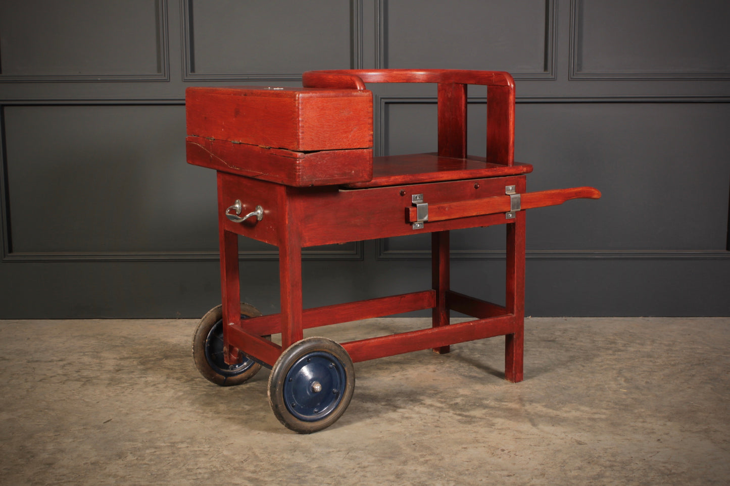 Vintage Oak Jockey Scales