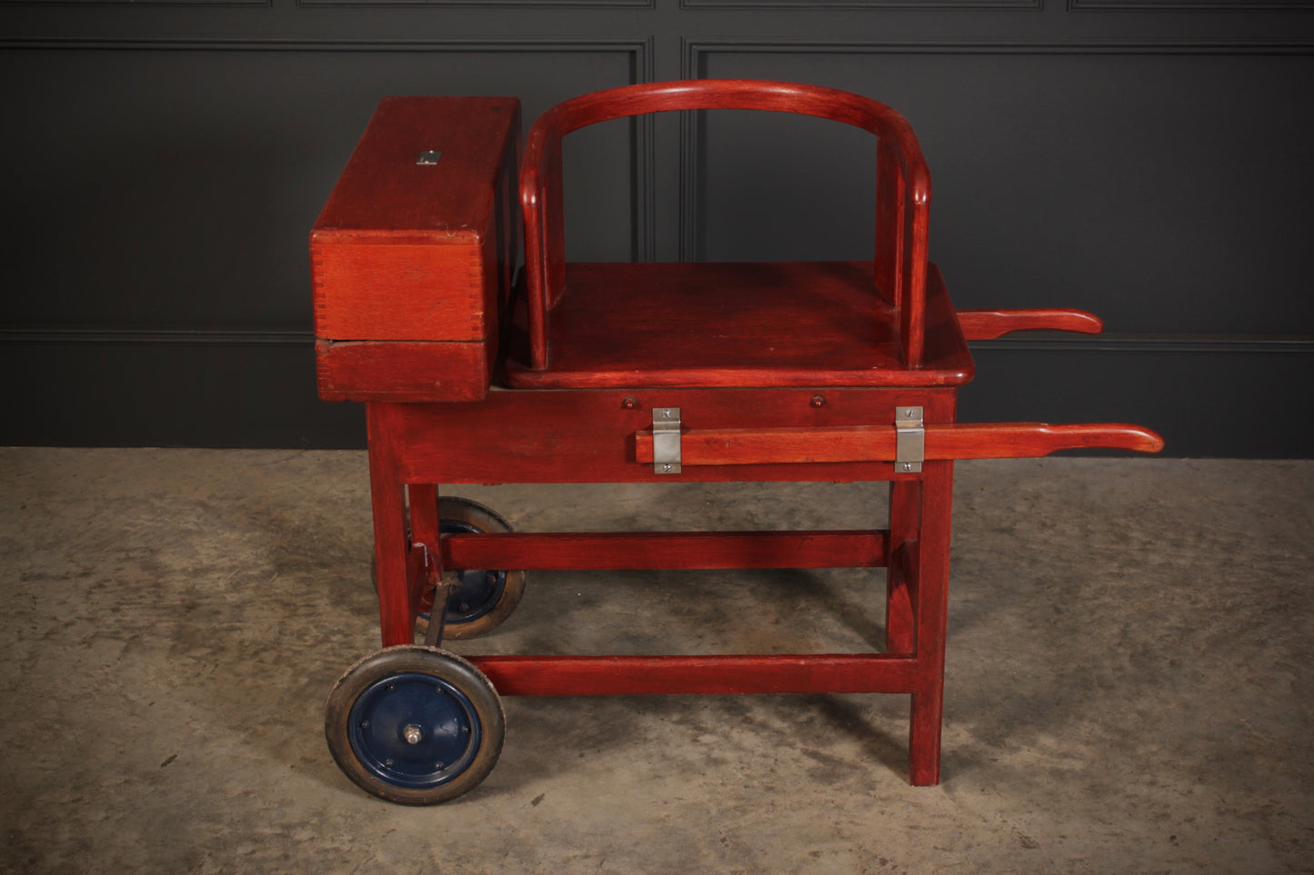 Vintage Oak Jockey Scales