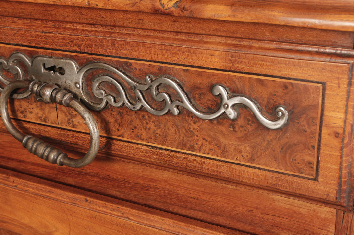 Large 18th Century Cherrywood & Walnut Dresser