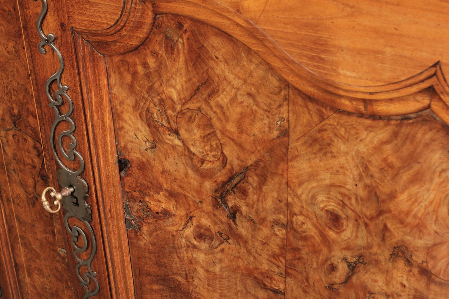 Large 18th Century Cherrywood & Walnut Dresser