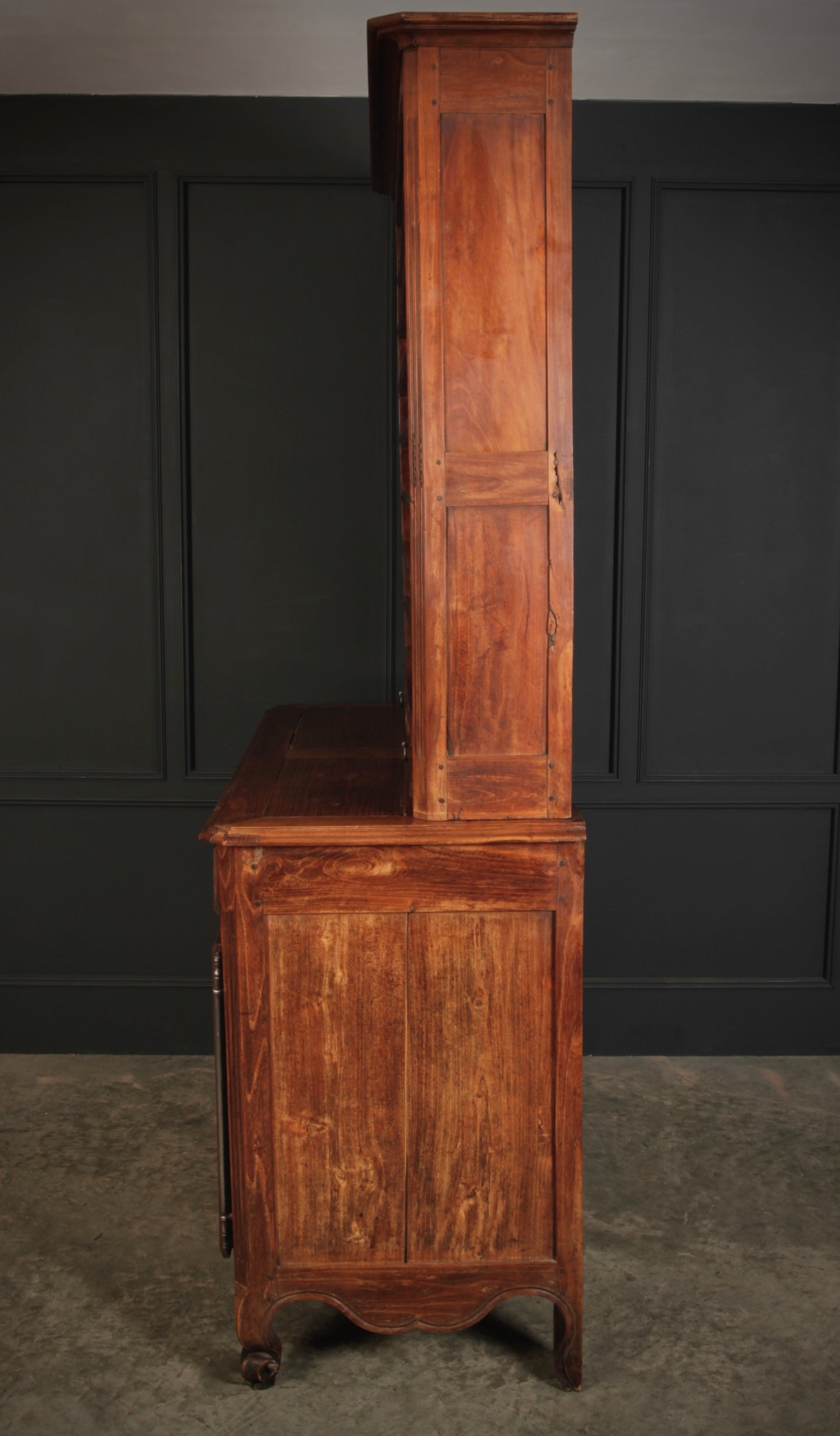 Large 18th Century Cherrywood & Walnut Dresser