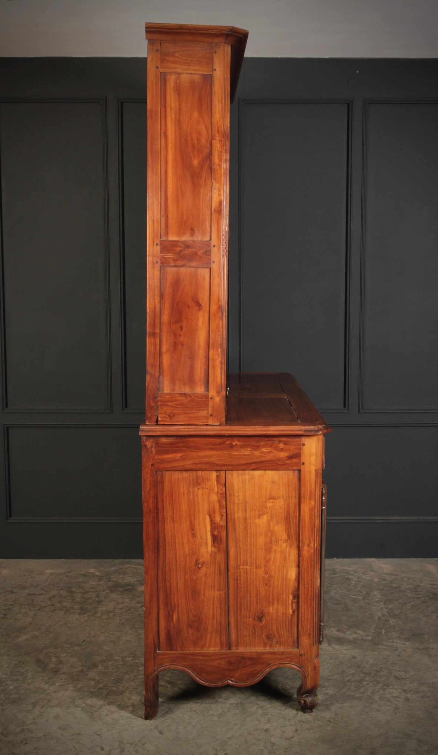 Large 18th Century Cherrywood & Walnut Dresser