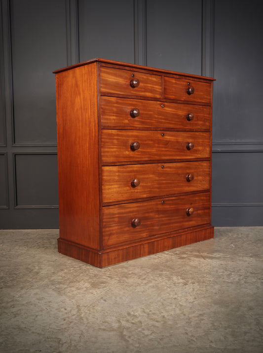 Large William IV Mahogany Chest of Drawers