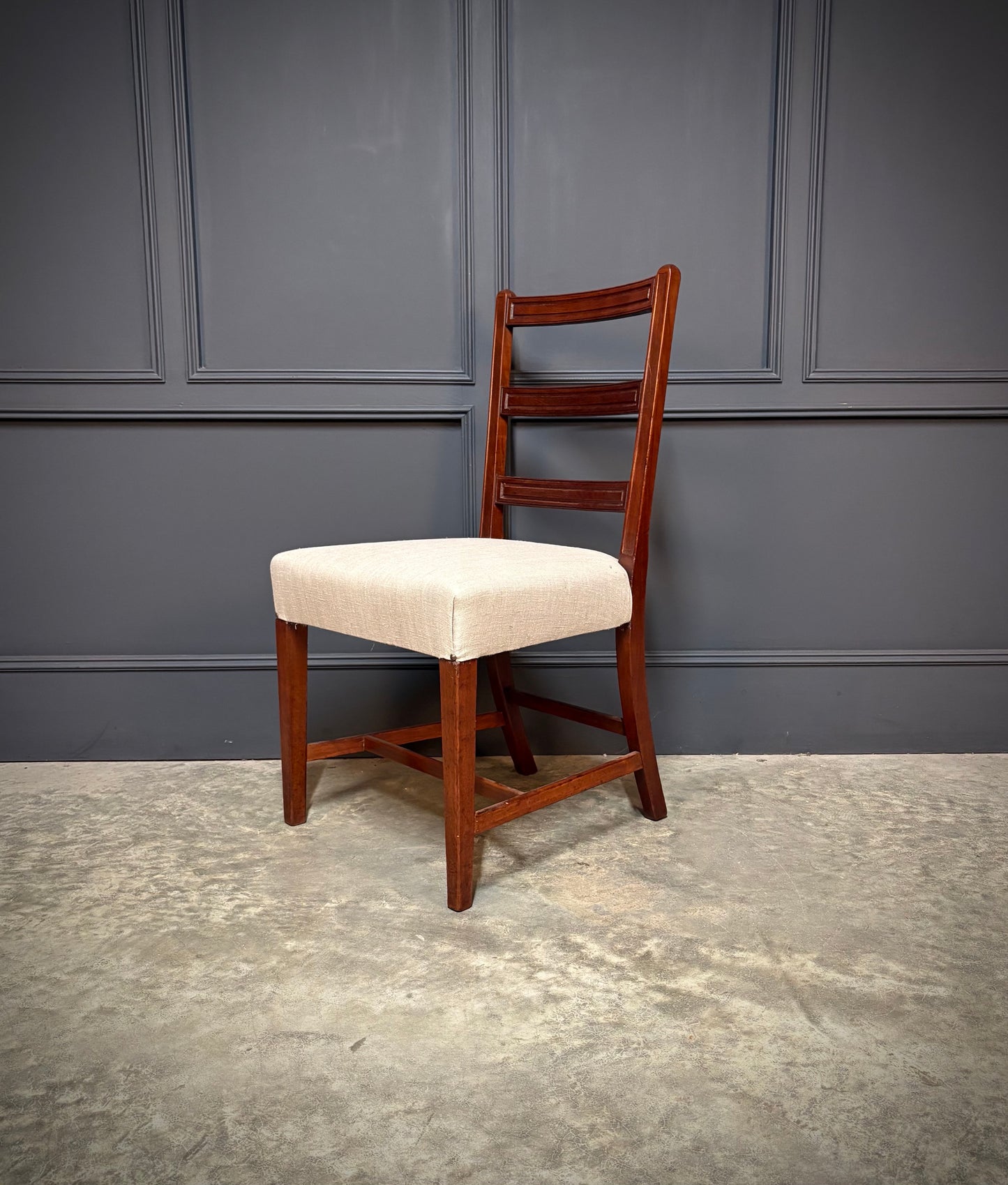 Set Of Eighteen Georgian Mahogany Dining Chairs