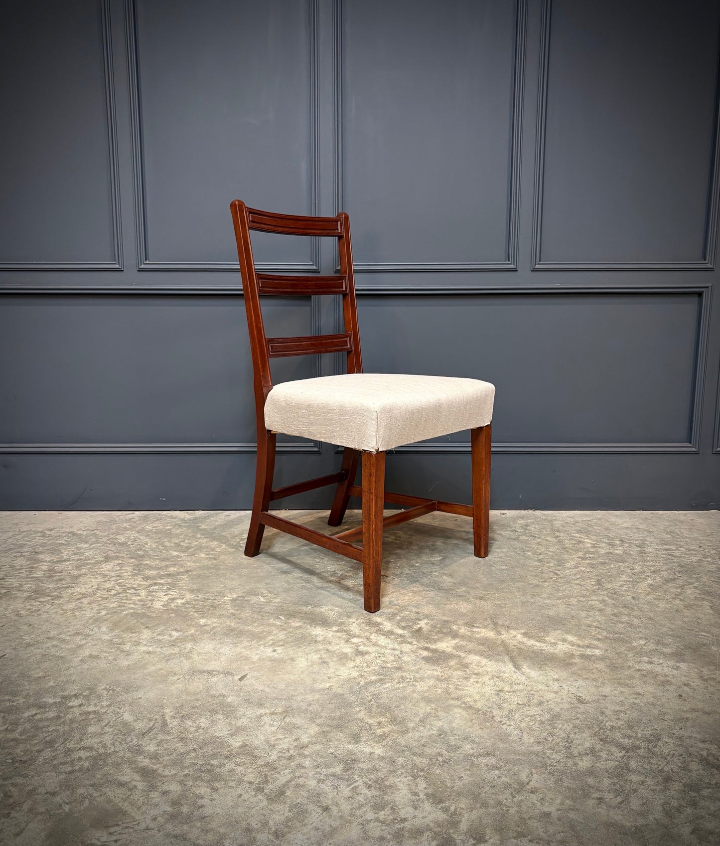 Set Of Eighteen Georgian Mahogany Dining Chairs